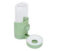 Pet Drinking Station, Dog Hydration Bowl, Cat Water Dispenser, Non Spill Waters Feeder, 7.87x7.09x3.39 inches, Perfect for Cats, Dogs, Rabbits and Other Small Animals, Green & Grey