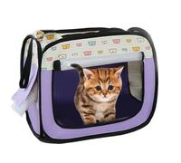 Pet Dryer Room | Oxford Cloth Multifunctional Cat House | Breathable Car Pet Drying Box, Anti-Hair Flying Portable Cat Cage with Hair Dryer Retaining Strap For Car Use