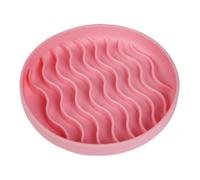 Pet Enrichment Bowl - Rapid Digestion Control Tray, Free Wet Dry Feeder with Textured, Sturdy Suction Cup Floor Attachment, Ideal for Workplace Floor Tile Hardwood Use