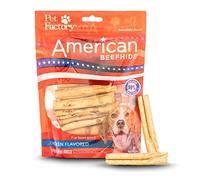 Pet Factory American Beefhide Lot de 14 Mini Rouleaux de friandises à mâcher pour Chien Saveur Poulet 7,6 à 8,9 cm