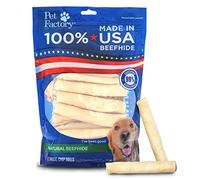 Pet Factory Lot de 100 friandises Beefhide au goût naturel pour chiens de petite et moyenne taille - 12,7 cm - 22 pièces/1 paquet