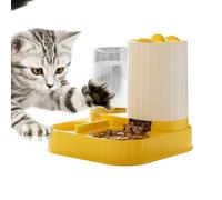 Pet Feeder - Distributeur d'eau pour chat - Distributeur d'eau - 2 en 1 réglable - Pour chiots, chatons, animaux, plein air, salon