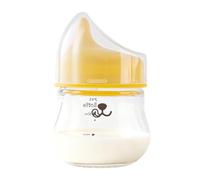 Pet Feeding Bottle - Silicone Glass 6,5 x 6,5 x 11 cm | Bouteille d'infirmière | Tilt Angle Leak-Proof Kitten Feeding Bottles Small Animal Dog Cat Bunny Water Formula Feeder For Puppies Kittens