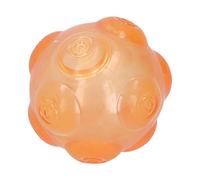 Pet Flexible kau Toy Pet Pet Cheese Ball Ball avec Une Capsule Sonore pour Les Chiens Moyens et Petits (Orange)