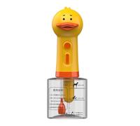 Pet Foaming Bath Machine | ABS, 23,1 x 8,3 x 8,3 cm / 9,1 x 3,27 x 3,27 in, 400 ml | USB Rechargeable Bubble Maker For Cats & Dogs, Cute Yellow Duck Design, 1 W Power, 3 h Usage, 4 h Charging, Bath, 1