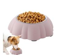 Pet Food and Water Feeder Bowls, Dog Bowls Non Slip, Metal Cat Food Dishes Bowls, Non-Spill Silicone Mats Tray, Silicone Mat Cat Feeder, Cat Food Bowls for Kitten, Pets, Dogs, Cat,