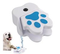 Pet Foot Fountain Fontaine à eau pour chien - Marchez sur la fontaine à eau pour animaux de compagnie - Arroseur Pat' Activated Pets - Niveaux du réservoir à eau pour cour de jardin