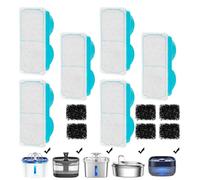 Pet FountainFilter - 12cm Replacement Cartridge with Sponge, Cat Water DisspenserFilter, Multi Layer Purification Set, DurableFilter