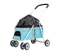 Pet Gear Poussettes de jogging sans fermeture éclair pour chats/chiens, poussettes pour chiens d'entrée sans fermeture éclair pour chiens de petite et moyenne taille de moins de 20 kg, poussettes po
