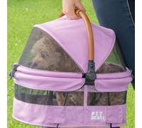 Pet Gear Sac de Transport et siège Auto sans Fermeture éclair View 360 Ultra Lite pour Petits Chiens et Chats avec Bouton Poussoir, 38,1 cm, Barbe à Papa