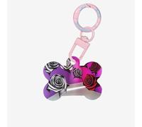 Pet Go Médaille d'identification personnalisée en acrylique en forme d'os pour chien et chat Rose clair Taille S