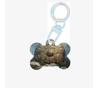 Pet Go - Médaille d'identification personnalisée en forme d'os en forme d'os en forme d'arc de porte en fer pour chien et chat, bleu ciel, taille M