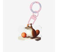 Pet Go Médaille d'identification personnalisée pour chien et chat en forme d'os en acrylique rose clair Taille M
