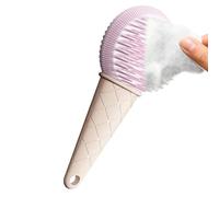 Pet Grooming Brush - Animals Hair Care Tool with Soft Massage Bristles, Cat Dog Brush for Shedding and Coat Maintenance, Indoor Outdoor for Small Medium Large Breeds, Ergonomic Handle