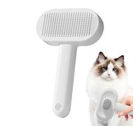 Pet Grooming Brush - Cat Comb for Hair Cleaning | Pp Material with Ergonomic Grip, Lightweight Tool for Puppy Massage, Home Salon, Indoor, Outdoor, Shedding, Bathing and Veterinary Shower