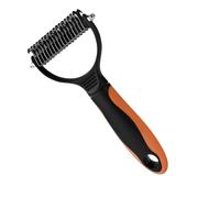 Pet Grooming Brush, Double-Sided Dematting Rake for Cats and Dogs, Detangling Grooming Tool for Small to Large Pets, Brush efficace pour Tangles and Matsfor Dogs and Cats