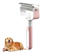 Pet Grooming Brush, Double Sided Detangling Comb, Anti Static Shedding Tool | Mist Sprayer Grooming Brush, Pet Hair Removal Tool, for Dogs Cats Bathing Cleaning 6.69x3.94in
