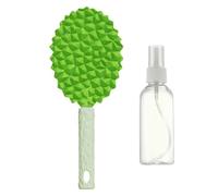 Pet Grooming Brush, Durian Shape Comb, Cat Massage Brush with Non Slip and Functional Design for Daily Use on Short Haired Cats or Puppies, 4,72 x 3,54 x 1,18 Inches