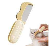 Pet Grooming Brush | Self Cleaning Pets Slicker Brushes | Foldable Comb Gentle Hair Remover | Ideal for Undercoat Dematting Long Short Puppy Kitten Bathing Indoor