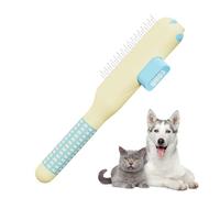 Pet Grooming Cat Comb Anti Slip Shedding Brush Tools, Self Cleaning Metal Teeth Tool Remover Dog Puppy Animal Care Indoor Home | Perfect/suitable/ideal for Use Control Hair Maintenance