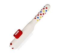 Pet Grooming Cat Comb Anti Slip Shedding Brush Tools, Self Cleaning Metal Teeth Tool Remover Dog Puppy Animal Care Indoor Home | Perfect/suitable/ideal for Use Control Hair Maintenance