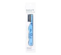 Pet Grooming Comb, Non Slip Dog Brush, Portable Cat Comb, Detangling Brush with Shedding Contro and Easy to Clean Design for Home Trimming, 4.88x0.59x0.2 Inches