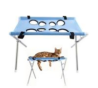 Pet Grooming Hammock | Cats Sling Nail Clipping | Kitten Grooming Hanger | Anti-Escaping 8-Hole Design Rope Netting For Dogs Puppy Small Medium Large Breed Indoor Home Hair Cutting Ear Cleaning Dog