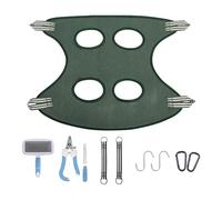Pet Grooming Hammock | Dog Nail Trimming Kit 10pcs Cat and Nail-Cutting Hammock, Filing Board Set, Adjustable Safe for Care, Bathing, Ear Cleaning, Home Accessory