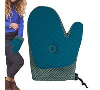 Pet Grooming Spray Glove - Pet Hair Remover Gloves | Pets Cleaning Spray Glove | Réutilisable Shedding Mitt Massage Tool Dog Cleaning Supplies for Indoor Outdoor Car Couch Furniture