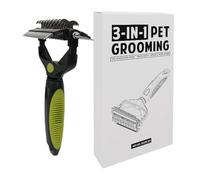Pet groomingBrush - 7.4x4.09x1.18in Dog Knot Remover, groomingRake, Portable Catdeshedding Comb | Pet Hair Care Tool for Dogs Cats Puppies Pets Home groomingBrushing furMaintenance Accessory