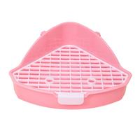 Pet Habitats Decor Pot d'apprentissage de la propreté Bac à litière pour hamster Bac à litière d'angle pour petits animaux de compagnie