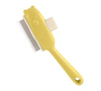 Pet Hair Comb, Bear Button Cat, Grooming Brush & Massage Tool, Easy Shedding Remover, for Daily Cleaning, Bathing, Living Room Home, Apartment, Indoor, Outdoor, Travel and More