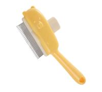 Pet Hair Comb Bear Shape, Dog Grooming Brush Shedding, Soft Bristle, Cleaning Tool for Kitten, Puppy, Indoor Bathing, Home Maintenance, Pet Salon Use 8.27x2.95x0.98 Inches