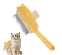 Pet Hair Comb, Brush Dog Grooming Shedding, Bear Shape Cleaning Combing Kitten Care, Puppy Bath Tool, Gentle Bristle Brushing for Home Use, Indoor Maintenance, Pet Salon Accessory, 21x7.5x2.5cm