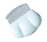 Pet Hair Comb - Gentle Grooming Slicker, Cleansing Tool,Efficient Animal Scrubber | Rubber Ergonomic Handle, Feline Canine Undercoat Detangling Everyday Care Domestic Groomer Accessory Apparatus