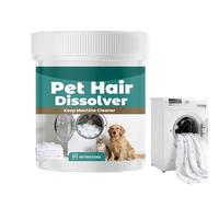 Pet Hair Dissolver for Laundry - 100 g Cleaner, Washing Machine Pet Hair Cleaner Powder | Removes Dog and Cat Hairs from Clothes, Carpet, Bedding, Couch, Fabrics, Sofa Covers, Blankets, Upholstery