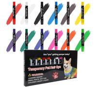 Pet Hair Dye, Washable Safe Dog Hair Dye Marker Set, Cosplay Styling and Creative Pet Grooming, 12PCS Marking Painter for Puppy