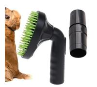 Pet Hair Grooming Brush Vacuum Attachment, Cat Dog Cleaner Tool, Hairs Cleaning Pets Accessory, Easy At-Home Groomings Solution for Hair Removal and Animals Care, Black