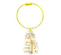 Pet Hair Memorial Case, Cat Hair Holder, Transparent Remembrance Charm, Keepsake Pendant, Sentimental Bag Accessory for Women, Men, Family, Grandma Use, 1.57x1.18x0.98 inches