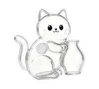 Pet Hair Memorial Keepsake - Clear Magnetic Display Holder for Cat Whiskers | Transparent Resin Frame with Secure Slot Design, Decorative Memory Box for Home Office Refrigerator