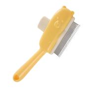 Pet Hair Peigne Peigne pour animaux de compagnie | Brosse de toilettage pour chien | Bouton de toilettage droit, outil de nettoyage en forme d'ours, coupe de fourrure de chat et chien pour chatons