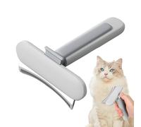 Pet Hair Removal Comb, Cat Grooming Brush, 4.96x4.41inches Pet Care Tool With Release Button, Dog Shedding Brush For Massaging And Cleaning Of Your Pets