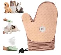 Pet Hair Removal Glove 2025 Nouveau gant de toilettage tout-en-un pour animaux domestiques, anti-statique double face, gant de brosse pour chiens et chats, rose