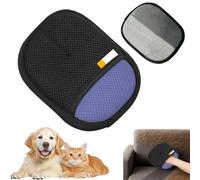 Pet Hair Removal Tool, Electrostatic Lint Mitt,18x12x1cm/7.09x4.72x0.39 Inches Reusable Cleaner, Handheld Design, Furniture-Friendly, 1 Piece/gray, for Bedding Couch Carpet Rug Use