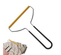 Pet Hair Remover Brush - 18.2X12.1X0.7cm Fabric Shaver Scraper Tool | Efficient Stainless Steel Cleaner for Couch Carpet Clothing Furniture Portable Travel Household Use