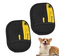 Pet Hair Remover Gloves, 2-Piece Static Removal Mitts, Dog Grooming Supplies, Shedding Cleaning Brushes, Soft Flexible Gloves for Furniture, Sofa, Bedding, Kitten, Carpet