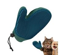 Pet Hair Remover Gloves, Dog Bathing Mittens, 7.87x5.91 Inches Gentle Grooming Tool, Soft Massage Gloves for Shedding and Cleaning Kitten Hamster Puppy Bunny Other Small Pets