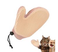 Pet Hair Remover Gloves, Dog Bathing Mittens, 7.87x5.91 Inches Gentle Grooming Tool, Soft Massage Gloves for Shedding and Cleaning Kitten Hamster Puppy Bunny Other Small Pets