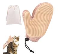 Pet Hair Remover Gloves, Dog Bathing Mittens, Gentle Grooming Massage, Soft De Shedding Tool, Pet Accessory for Kitten, Puppy, Hamster, Bunny Care, 7.87x5.91 inches