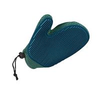 Pet Hair Remover Gloves, Dog Bathing Mittens, Gentle Grooming Massage Tool, 7.87x5.91 Inches, Soft Flexible Bristle Design, for Puppy Kitten Bunny Hamster Cleaning and Care Use